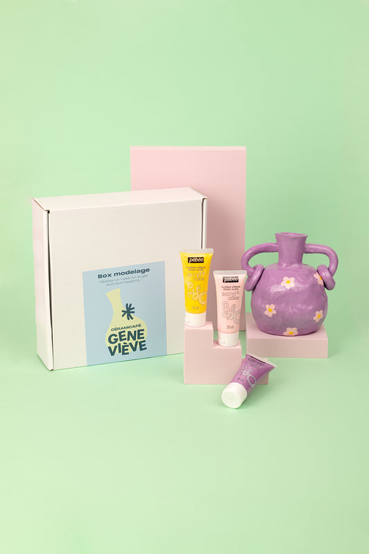 Modeling box - Create your own vase in self-hardening clay