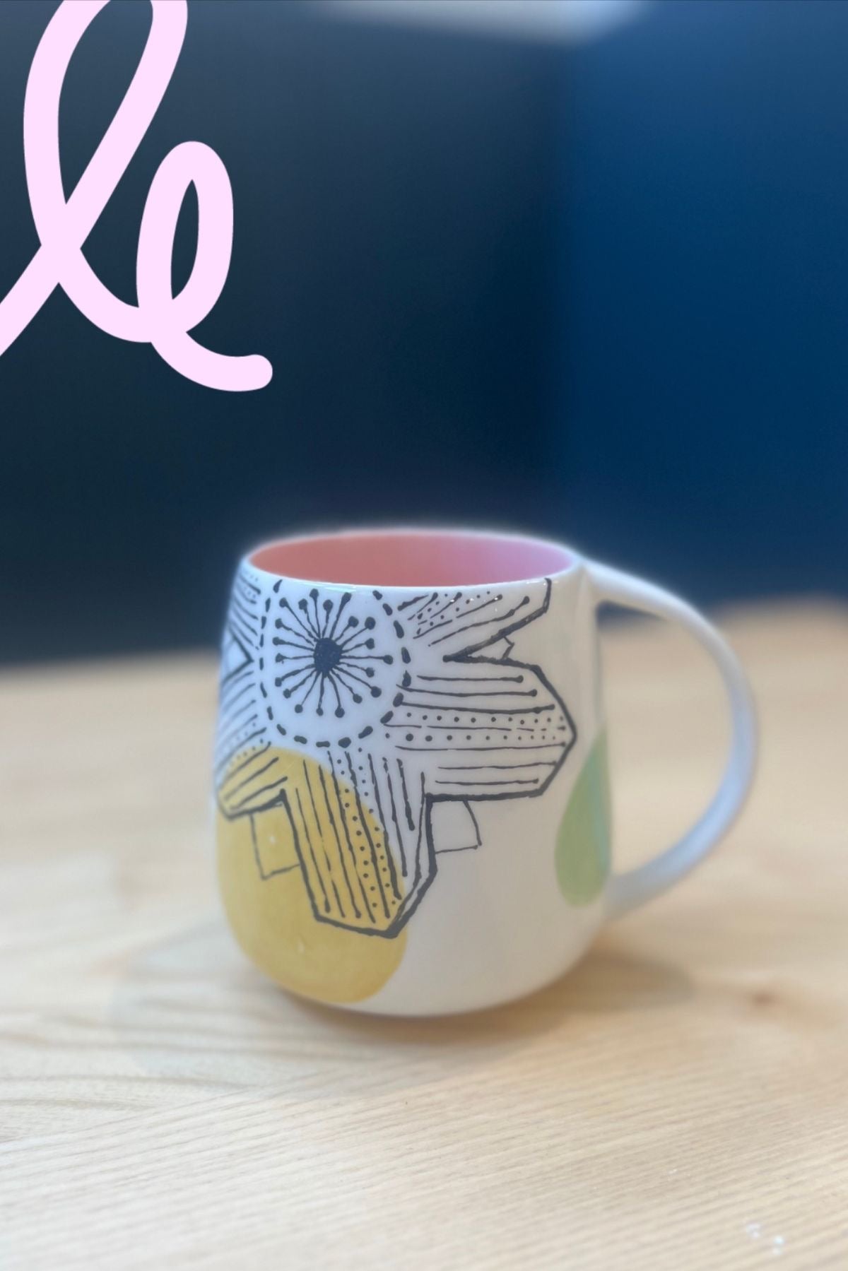 Ceramic to decorate - Lilac Mug