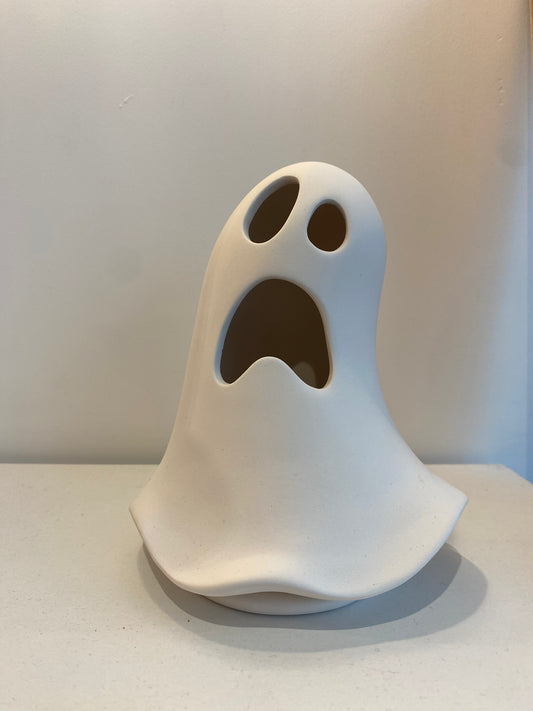 Ceramic to decorate - Ghost tealight holder