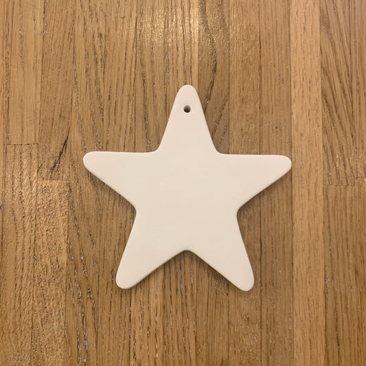 Ceramic to decorate - Christmas star