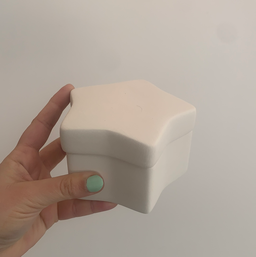 Ceramic to decorate - Star box