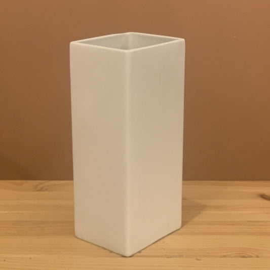 Ceramic to decorate - Large rectangular vase