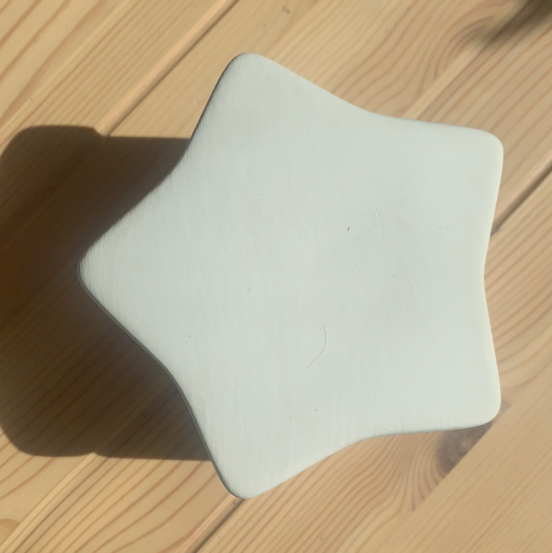 Ceramic to decorate - Star box