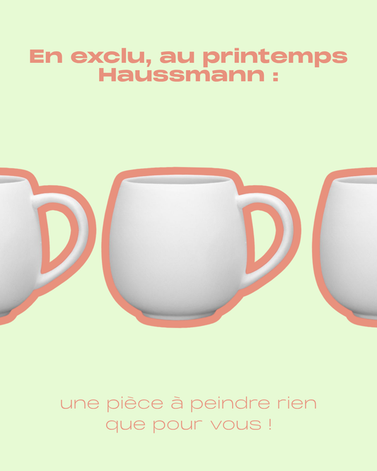 Atelier de peinture sur un mug exclusif au Printemps Haussmann 🌞🎨 - Samedi 20/09
