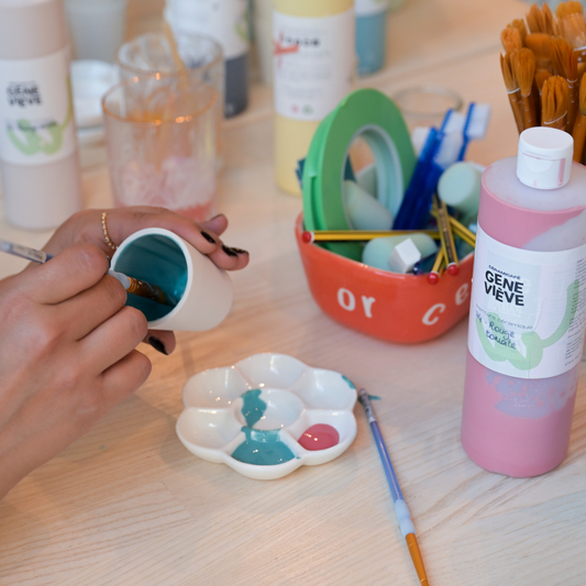 🖌️ Créez votre duo de tasse à expresso - Marché de Noël de La Villette