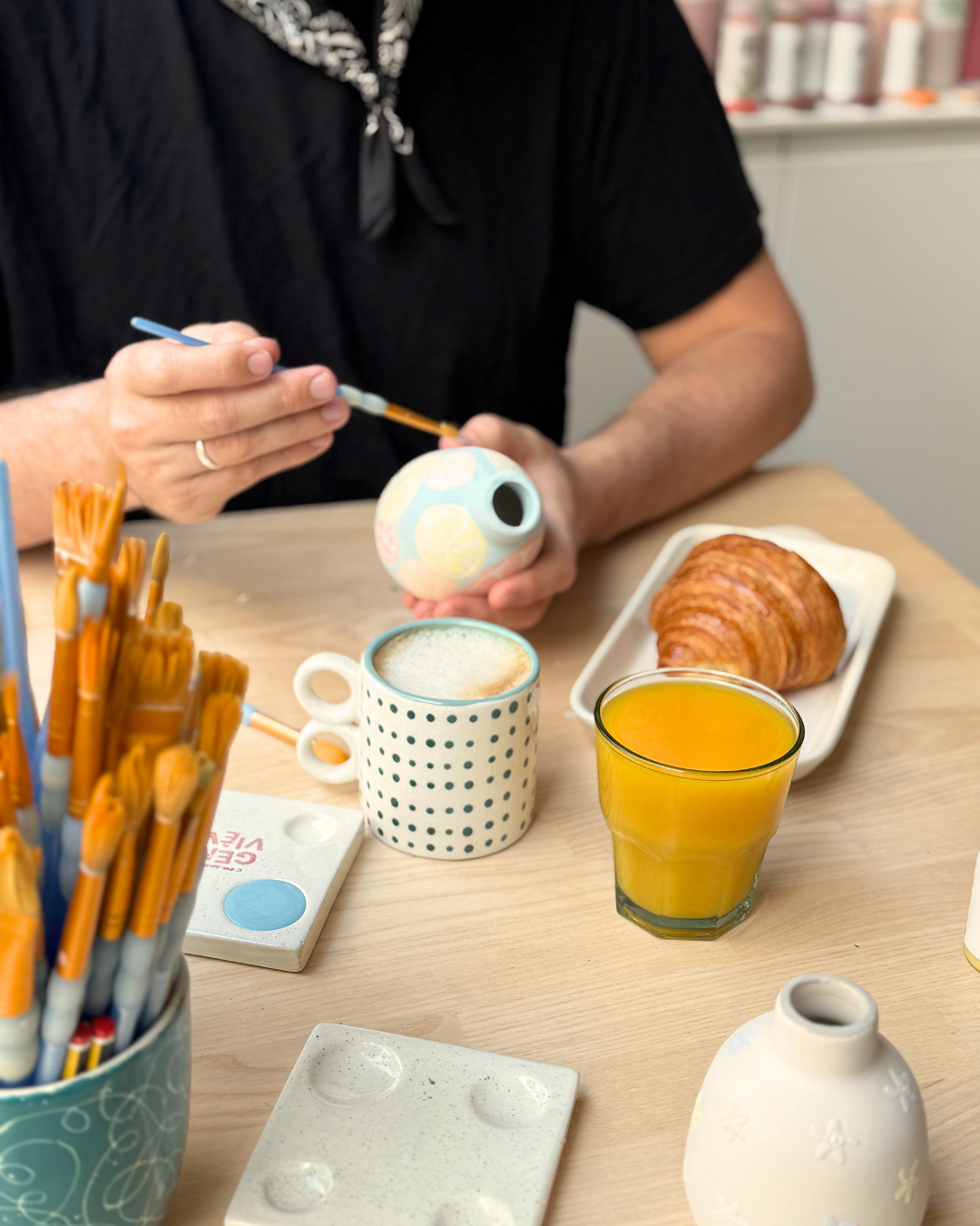 Ceramic Morning : petit-déjeuner & peinture sur céramique - Paris 3
