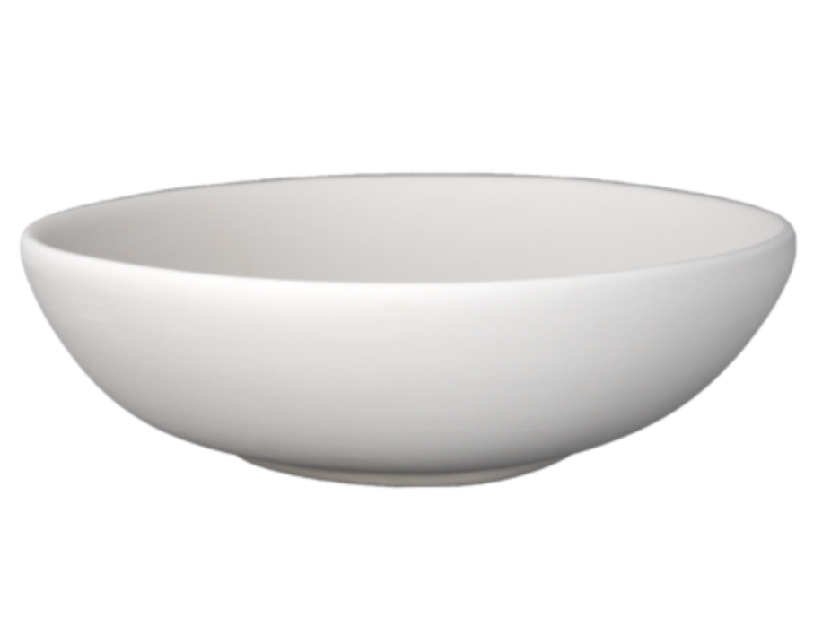 Ceramic to decorate - Organic deep plate 22 cm