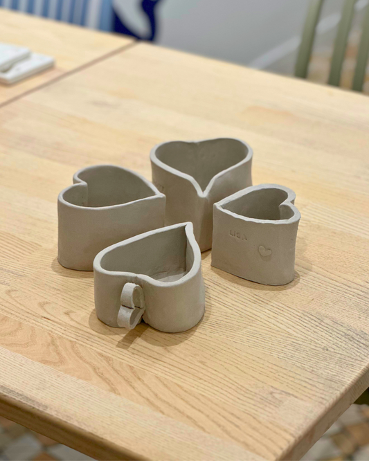 Atelier modelage - spécial Saint-Valentin - crée ton mug Coeur, - Paris 11
