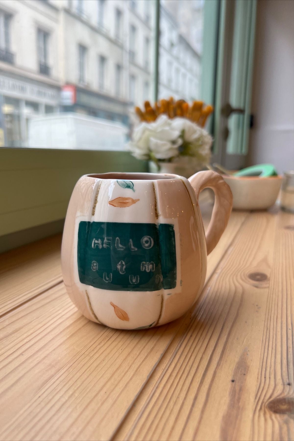 Céramique à décorer - Tasse Citrouille