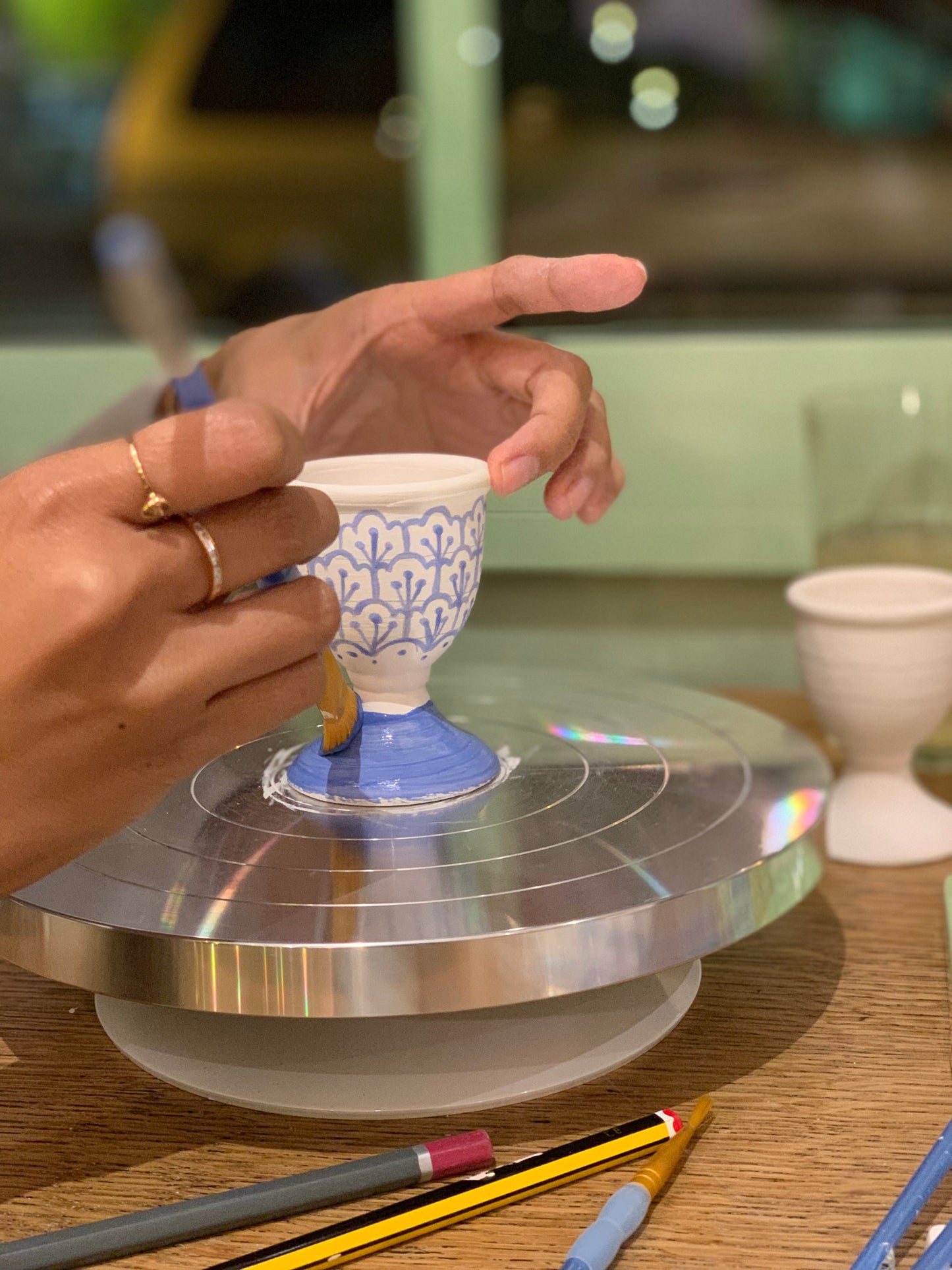 Special students - Ceramic painting workshop - Paris 17