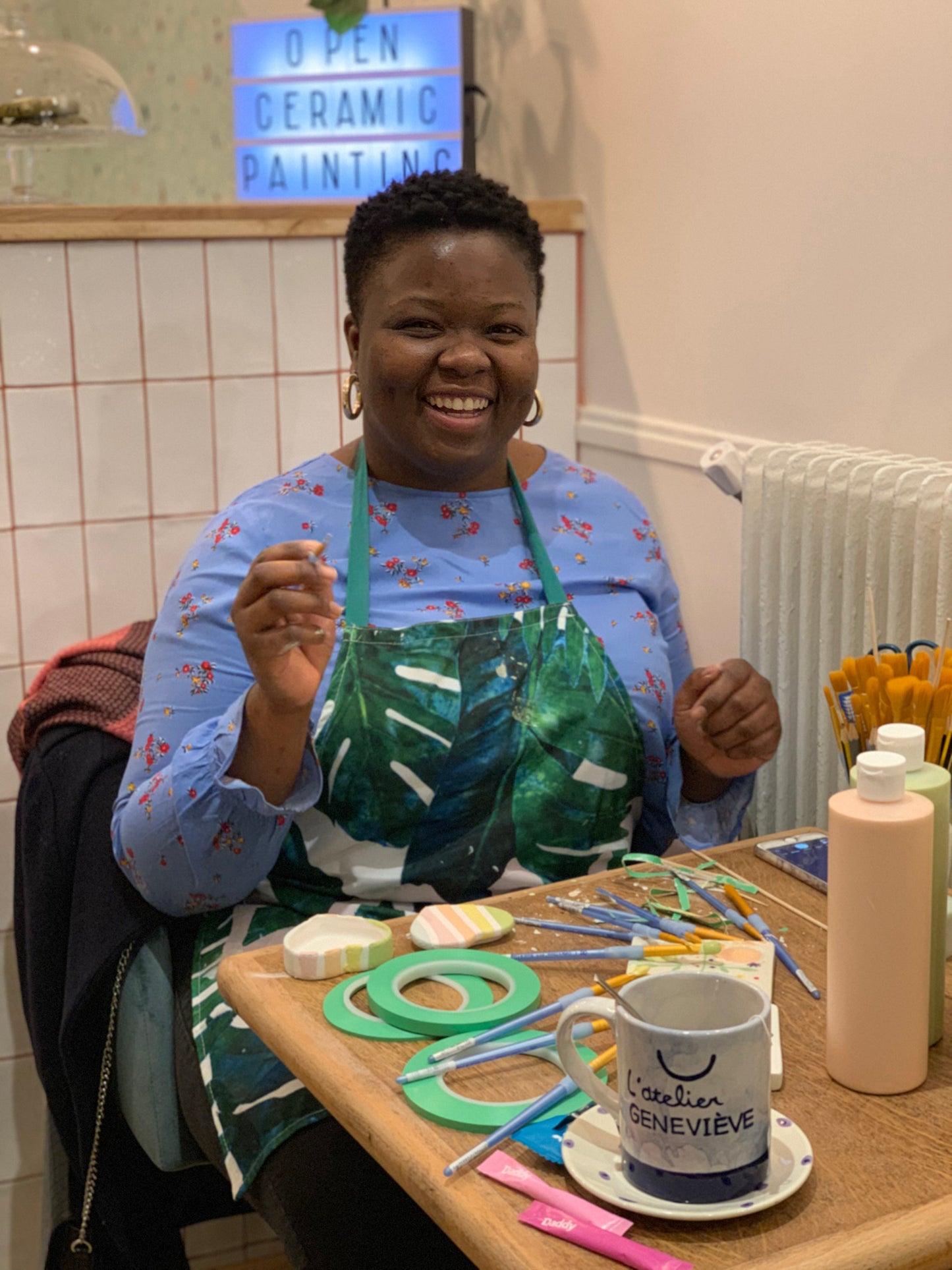 Special students - Ceramic painting workshop - Paris 17