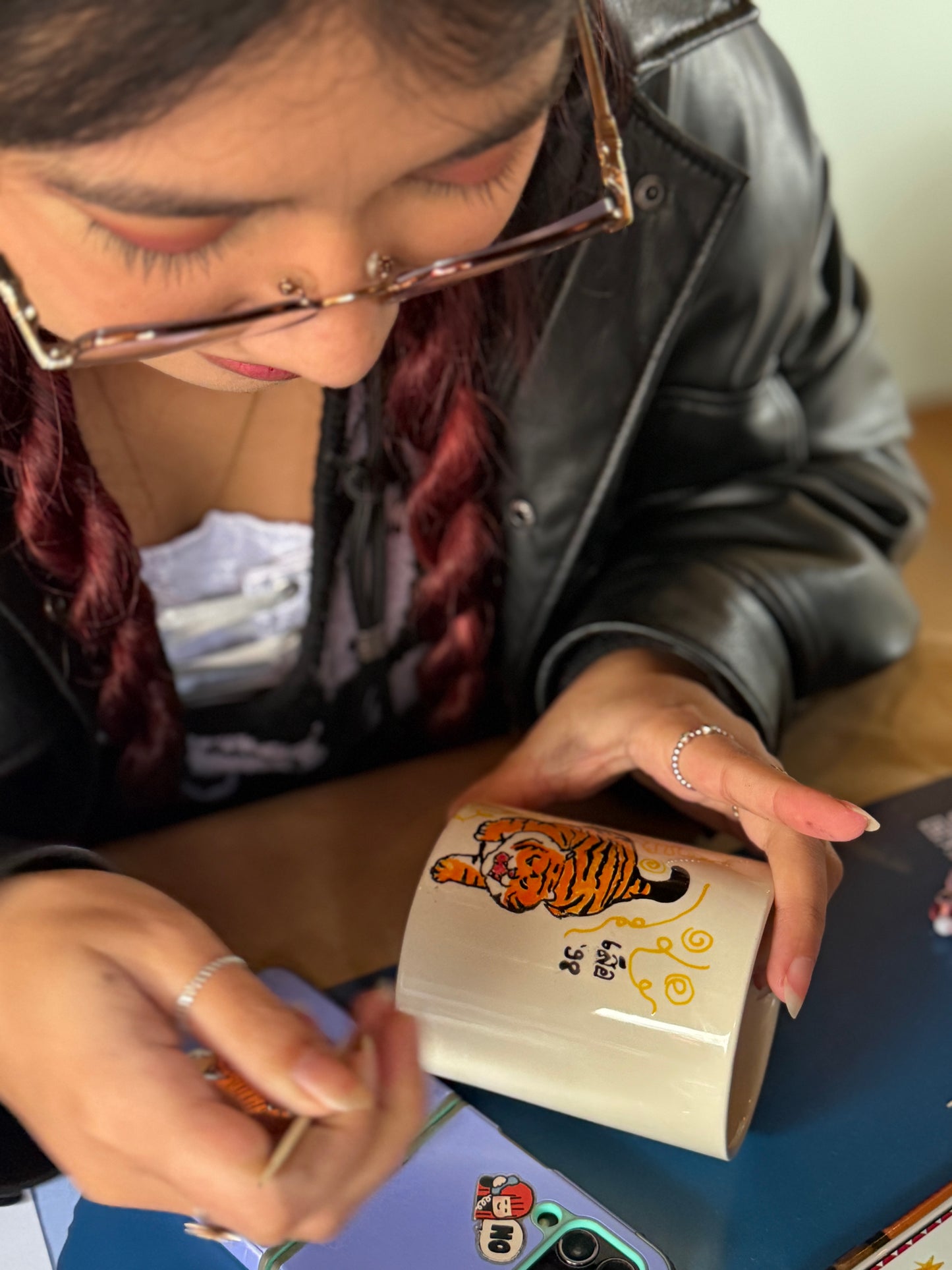 Mug to decorate - Painting on enamel without pottery kiln