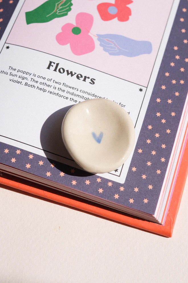 Pierre d'apaisement en céramique Bleu Clémentine ❤️