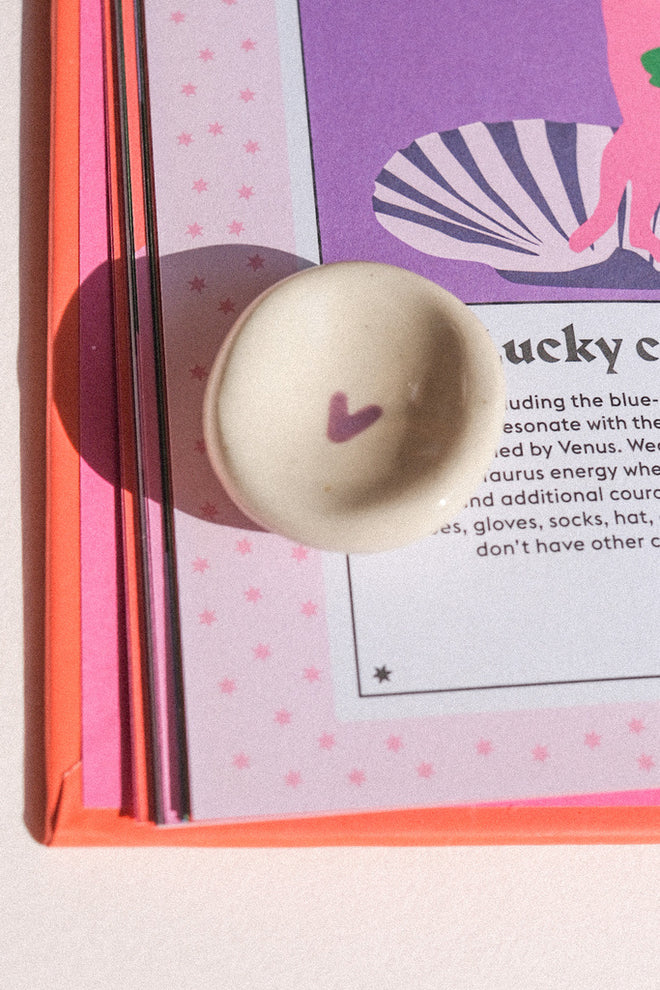 Pierre d'apaisement en céramique Bleu Clémentine ❤️