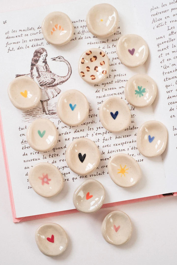 Pierres d’apaisement à motifs Bleu Clémentine 🍀