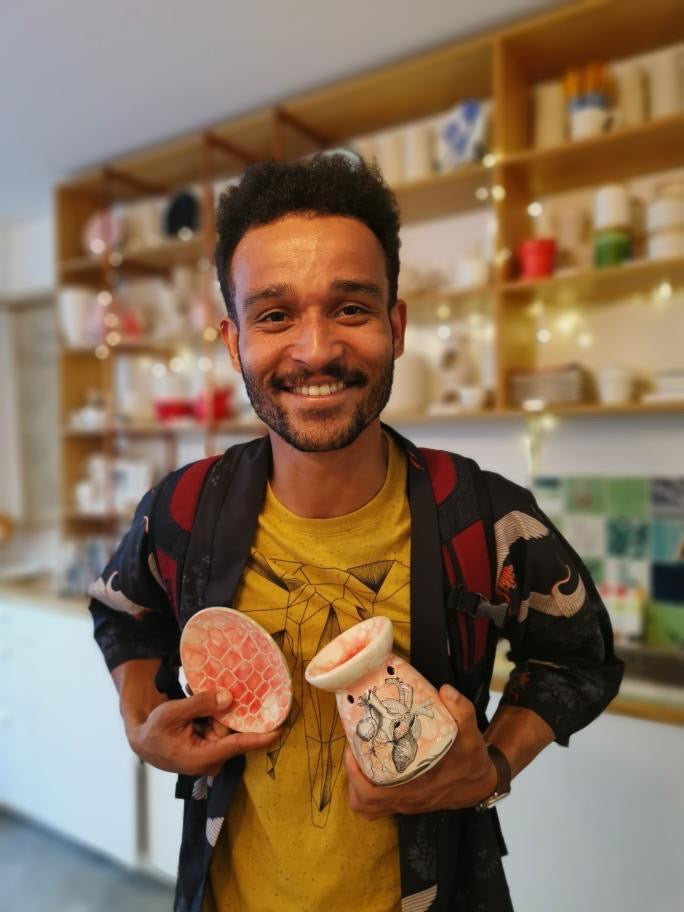 Special students - Ceramic painting workshop - Paris 17