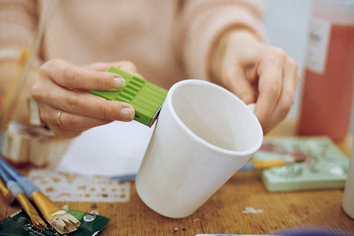 Special students - Ceramic painting workshop - Paris 17