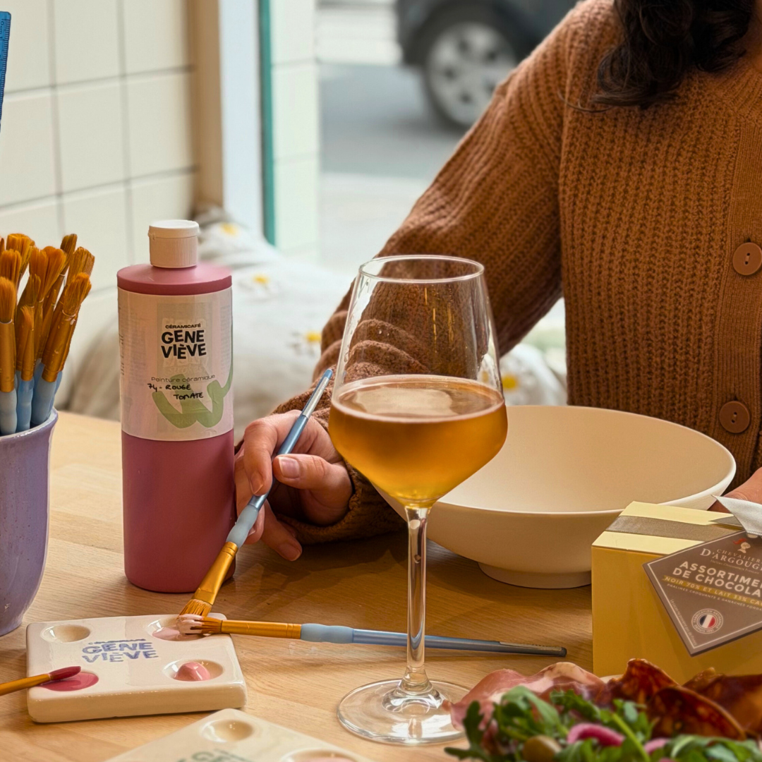 Ceramic Apéro', champagne & chocolats x Chevaliers D'Argouges  - Paris 17