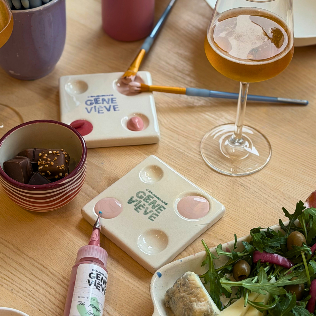 Ceramic Apéro', champagne & chocolats x Chevaliers D'Argouges  - Paris 17