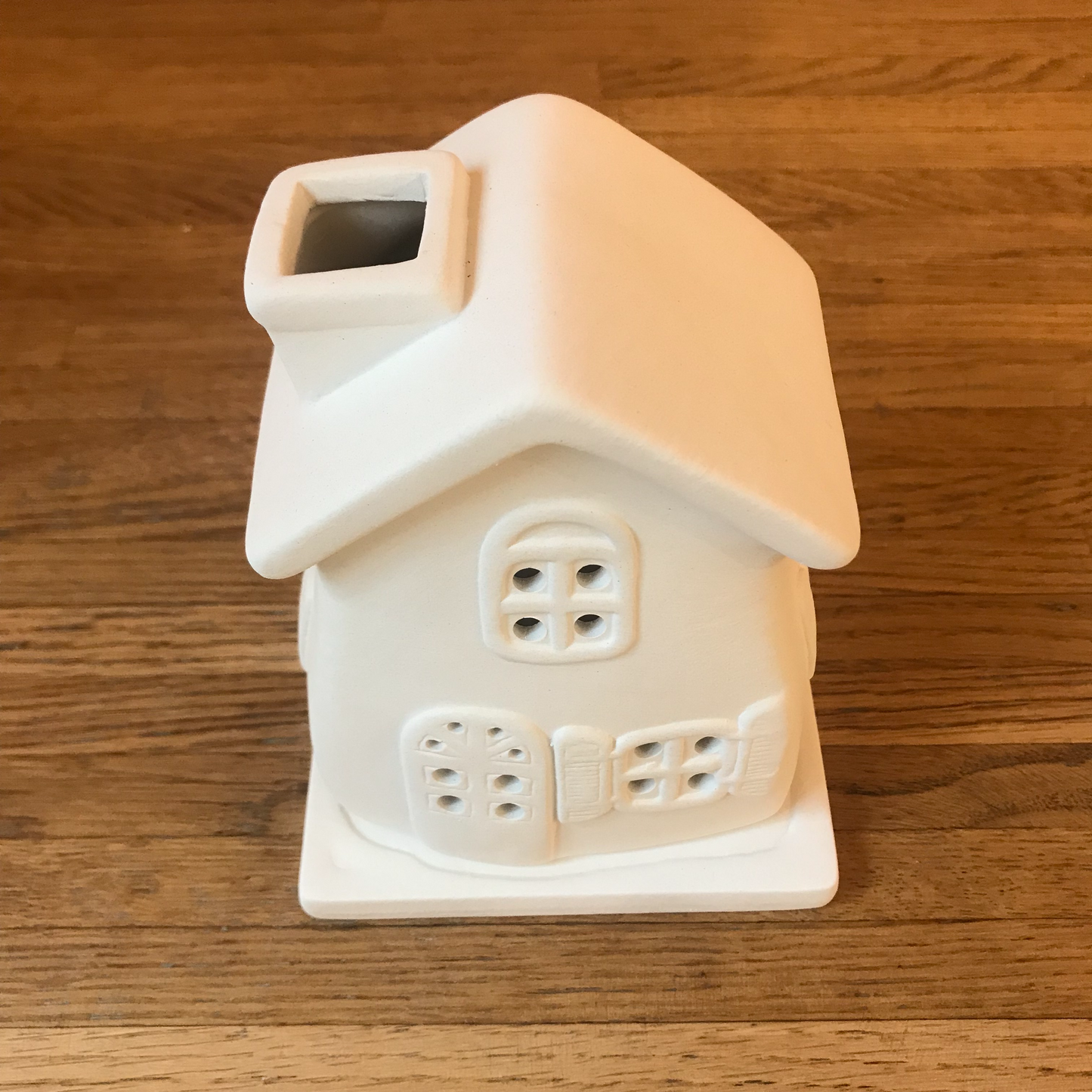 Ceramic to decorate - Homemade Christmas tealight holder