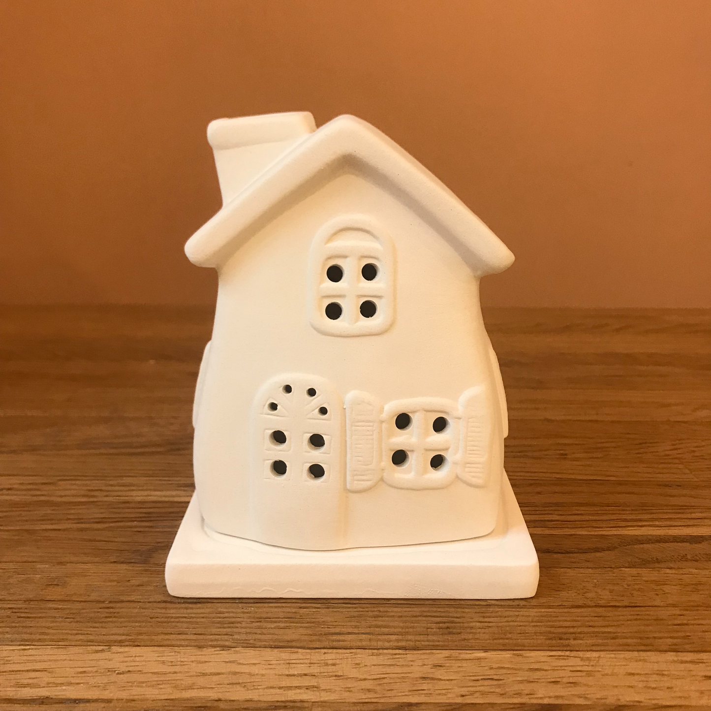 Ceramic to decorate - Homemade Christmas tealight holder