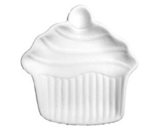 Céramique à décorer - Assiette cupcake