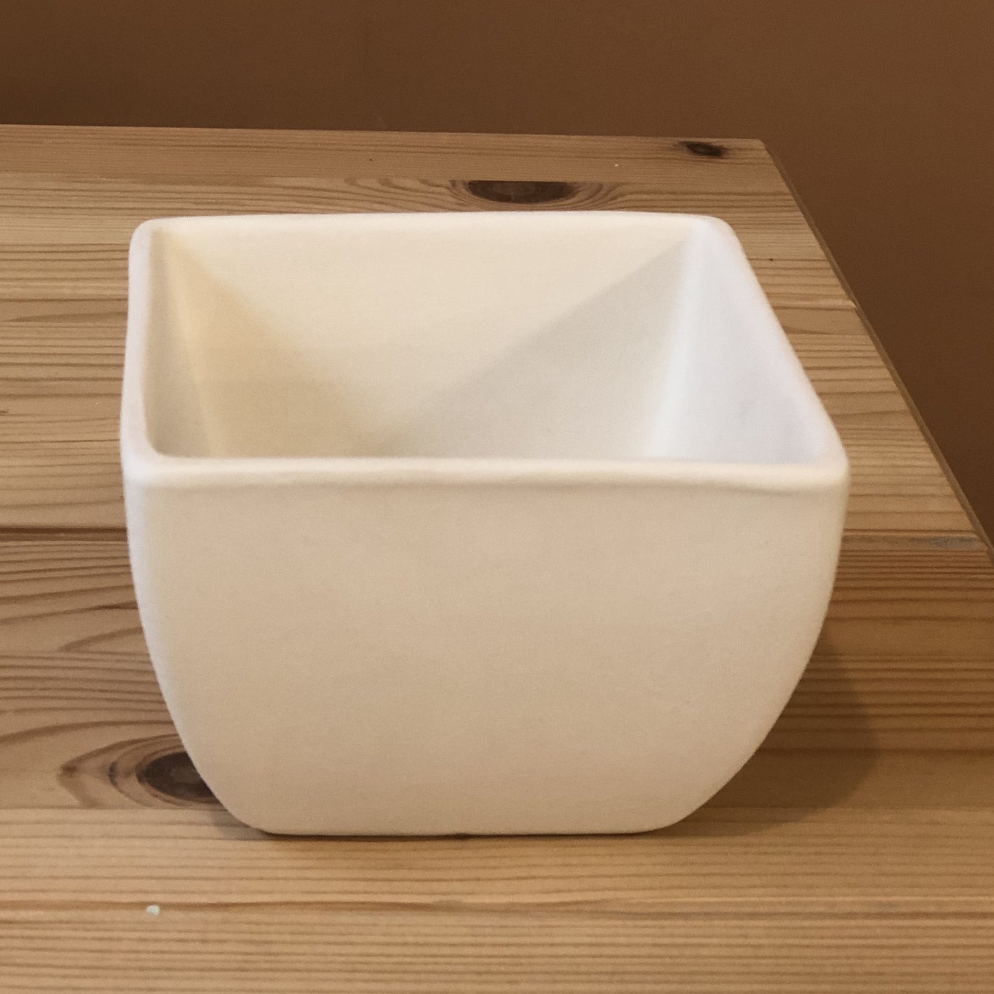 Ceramic to decorate - Square bowl